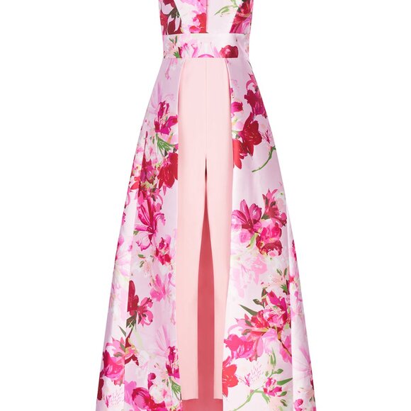 Kay Unger Fleur Walk Thru Jumpsuit – Bold Florals, Modern Drama - Picture 6 of 6